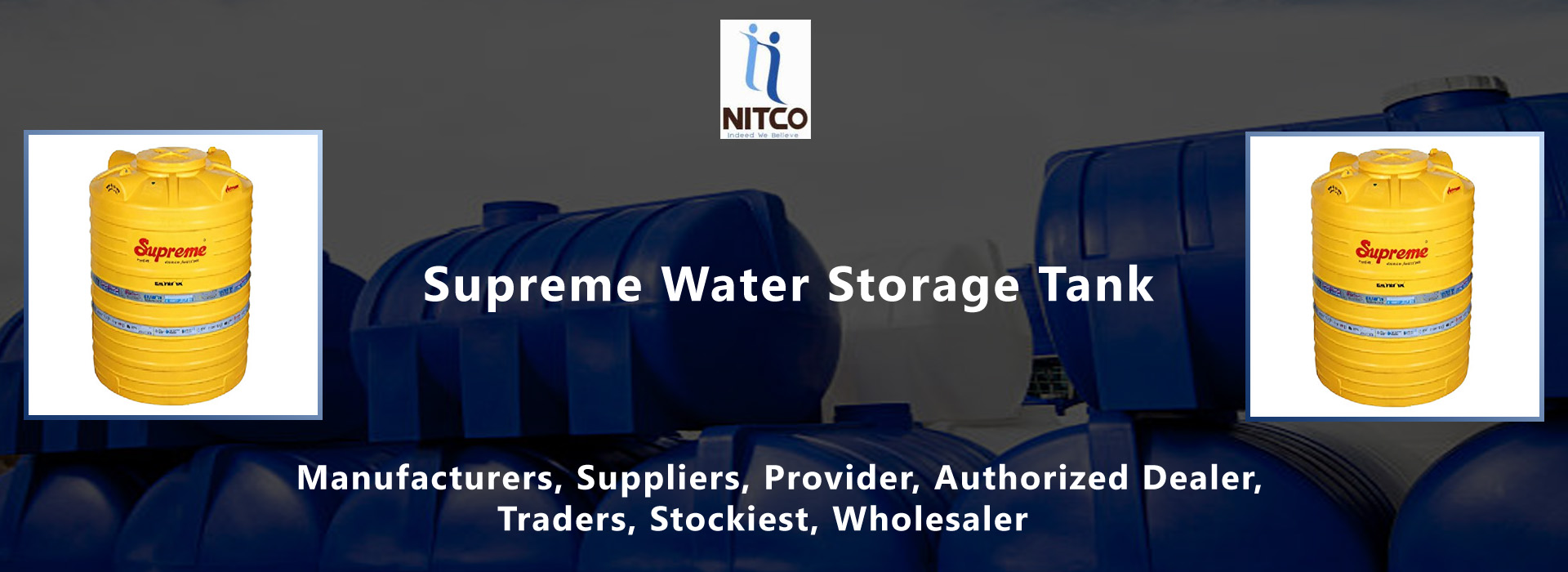 supreme water storage tank traders